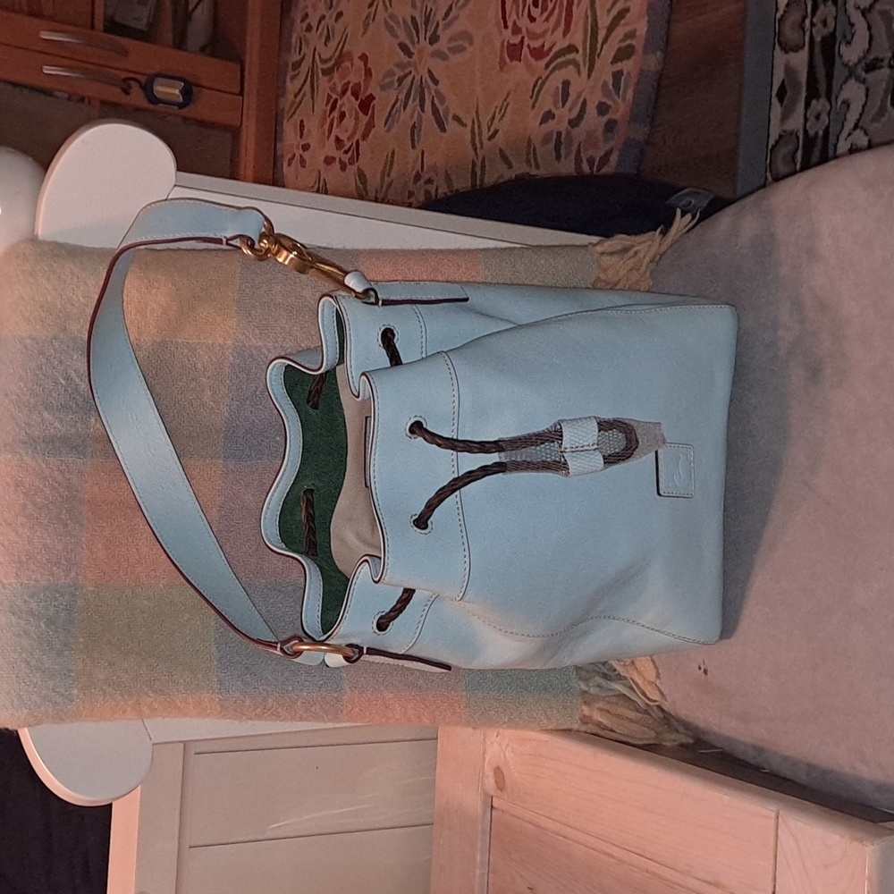 Dooney and Bourke Large Hattie in Pale Blue.